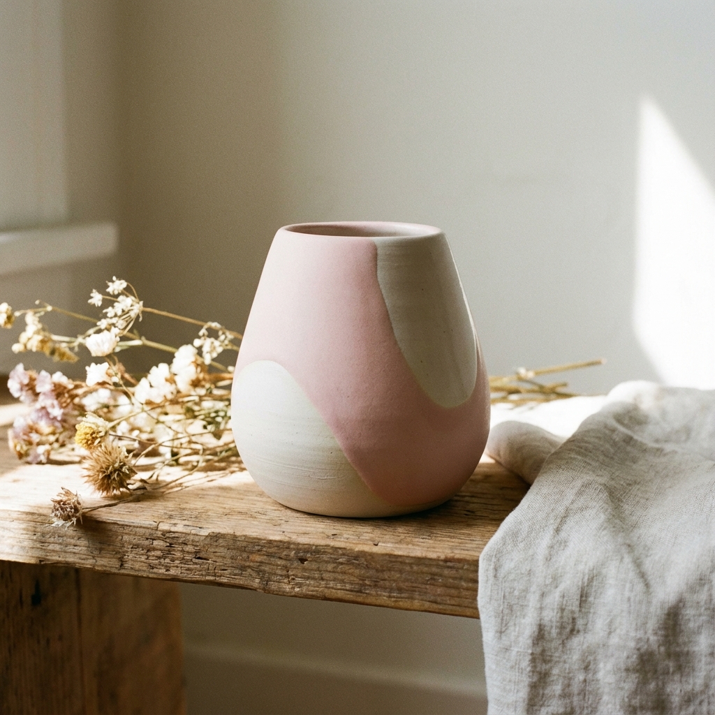 Minimalist Clay Vase